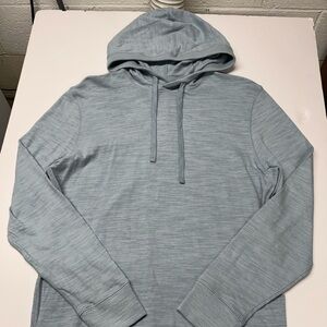 Faherty Hoodie Men Medium Blue Pullover Sunwashed Organic Cotton NEW